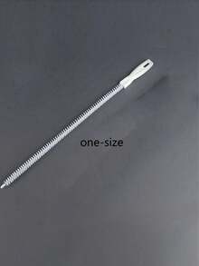 1PC Drain Cleaning Tool (Storage Hooks Can Be Purchased Separately) Including Flexible Drain Remover And Brush For Sinks, Showers And Bathtubs Hair Clog Remover Effectively Traps Hair And Cleans Kitchen And Bathroom Pipes Back To School - White - View 9