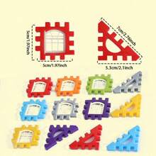 Set di giocattoli di blocchi da costruzione multipli per bambini e bambini piccoli, casa di blocchi di costruzione con finestre, puzzle di montaggio per case, giocattoli intelligenti per ragazzi e ragazze, regali di compleanno, decorazione per la stanza, regali di Natale, blocchi colorati, giocattoli per bambini, giocattoli per ragazzi, giocattoli per ragazze, giocattoli per bambini, giocattoli per ragazzi, giocattoli per ragazze, giocattoli per bambini, giocattoli per ragazzi, giocattoli per ragazze