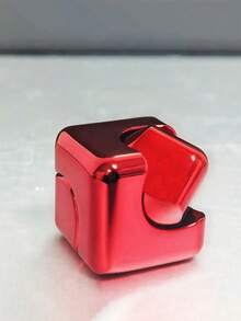 1 件魔方魔术骰子金属可旋转拼图立方体，彩虹旋转和学习减压桌面玩具，适合特殊需要、多动症、万圣节、圣诞节礼物 - 彩色 - 查看 8