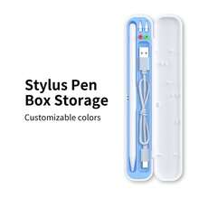 (Solo caja vacía, sin accesorios) Estuche soporte para Apple Pencil de 1ra/2da generación compatible con tableta iPad de Apple, caja de almacenamiento para adaptador de punta de accesorio