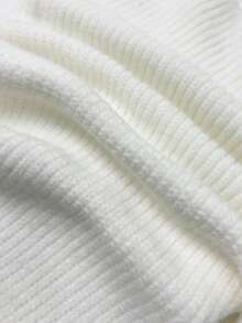 1PC Sexy Women's Knit V-Neck Solid Wrap Crop Long Sleeve Top