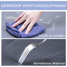 PawHut Hundeliege Outdoor, Erhöhtes Hundebett für Grosse Hunde, Kühlende Haustierliege Katzenbett mit Waschbares Mesh Metallrahmen für Garten Camping, 92 x 76 x 18 cm, Blau - Blau - Übersicht 7