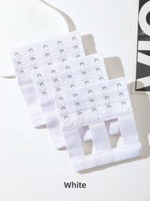 3pcs Stretch 3-Row 5-Hook Underwear Extended Breasted Bra Extension Bra Extension Bra Extension Bra Accessories