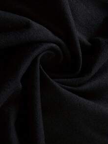 Couple Wear Cartoon Rabbit Print T-Shirt. Casual Short Sleeve Crew Neck T-Shirt That Can Be Worn By Both Men And Women. - 黑色 - 查看 4