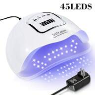 Lámpara de manicura SUN X5 LED MAX de 45 LED, lámpara UV LED para curar esmalte de uñas, lámpara LED para uñas, secadora de gel, herramientas para uñas