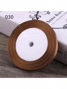 25 Yards/Roll 1cm Width Silk Ribbon For Bows Braids Gift Wrapping Cake Decoration, Back To School Valentine Day