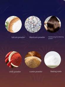 1 pieza Botella rociadora de polvo rellenable personalizada, envase de plástico con purpurina para uñas, rociador portátil de viaje - 200ml - Ver 5