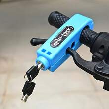 Motorcycle Handlebar Lock - Anti-Theft Security, Simple Structure, Compact Size, Easy To Carry And Install, Suitable For Off-Road Motorcycle Anti-Theft Lock