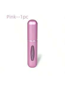 1pc Mini Refillable Travel Perfume Atomizer Bottle, Made Of Durable Aluminum Alloy, Compact & Portable, Suitable For Travel & Outdoor Use, Can Be Filled With Customized Perfume, Enhances Personal Charm, Adds Ritual To Life, Boosts Confidence & Mood. Ideal Gift For Girls, Women, Moms, Boyfriends, Home & Bathroom Decor, Great For Valentine's Day, Mother's Day (Random Color & Style)