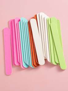 20/10/5/3Pcs Nail Files, Nail Files 180/180 Grit Double Sided Sandpaper For Natural Nails - Professional Nail Files, Bulk Washable Manicure Tools, Travel Size - Multicolor - View 9