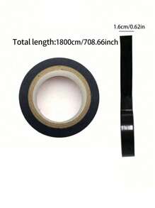 1 rolka 18 m mocna taśma elektryczna, taśma izolacyjna z PVC, wodoodporna taśma elektryczna, izolacja przewodów, mocna samoprzylepna, wysoka lepkość, odporność na zimno, odporność na wysoką temperaturę, wodoodporna i odporna na wilgoć, stosowana do taśmowania wiązek przewodów w samochodach, przez elektryków, majsterkowiczów i właścicieli domów - idealna do napraw i projektów elektrycznych