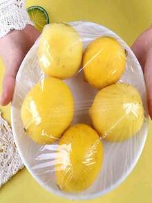 50pcs Disposable Plastic Food Storage Bags, Adhesive Seal, Thickened Design, Suitable For Refrigerator, Vegetables, Fruits, Easy Tear Roll - White - View 7