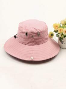 Fashionable Printed Reversible Christmas Light Beads Bucket Hat, For Street, Party, Outdoor Travel Sunny Hat