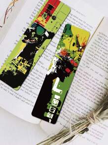 SCXXBSW 30pcs Punk Rock Album Bookmark Creative Graffiti Bookmark Decoration Book Desktop Exquisite Souvenir