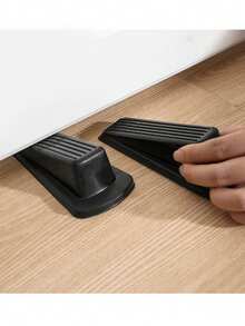 1PC Rubber Wedge Door Stoppers For Floor, Door Gaps And Prevent The Lock-Outs, Floor Sturdy Stackable Door Stop For Carpet Heavy Duty Door - Multicolor - View 7