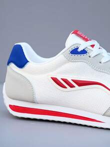 New Summer Men's Casual Sports Shoes, Lightweight Breathable Mesh Running Sneakers, Blue