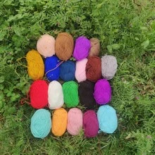 50G 2PCS Bundles DIY Yarns For Crochet Handmade Sweaters Bags Caps Scarf Blanket.