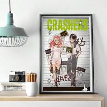 1 peça/3 peças pôsteres de arte de parede moldura opcional anime moderno pôster de anime hd pôster para sala de estar bar café arte decorativa mural, arte em tela, alta qualidade, sem moldura