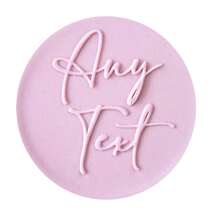 Customized Text Cake Decorations, DIY Cutting Molds, Frosting Cake Templates, Wedding Clay Fondant Embossing Tools, Name Cake Molds, Handmade Cookie Embossing Stamps - Black - View 51