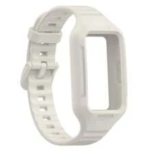Funda de goma + correa compatible con Hua Wei Band 9 8 7 6, correa de silicona impermeable y funda en un solo accesorio de repuesto para banda de reloj con Hua Wei 9 8 7 6/ Honor Band 6 7, regalo para hombres y mujeres