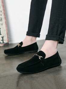 Men's Loafers, Summer New Anti-Slip Wear-Resistant Flat Comfortable Slip-On Shoes, Outdoor Casual Driving Shoes, Large Size Breathable Moccasins, Fashion Luxury Odor-Proof Canvas Upper Sneakers, Colorblock Espadrilles All Season Slouchy Shoes