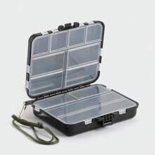 Boîtes de rangement d'appâts pour la pêche, organisateur portable réversible d'hameçons et d'appâts, petite boîte de pêche utilitaire pour les leurres