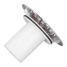 Shower Drain Cover Tray Waste Trap Plug Hole Cover Replacement Chromate Treatment Fast Flow Back To School - As Shown - View 3