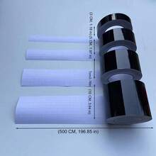 Dải bọc vinyl đen bóng 3/5/7/10 CM * 500CM, Băng dính trang trí màu đen mạ crôm tự dính, Băng phim viền cửa sổ, Vinyl cản sáng mạ crôm cho nội thất xe hơi, trụ mui xe - Nhiều màu - Xem 3