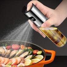 1 pièce Vaporisateur d'huile en verre, élégant diffuseur à brumisation fine pour grillage, salades, cuisson, rôtissage et barbecue, sans PVC, idéal pour les friteuses à air et l'utilisation en cuisine