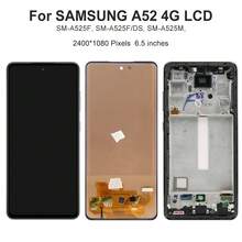 LCD Compatible With Samsung Galaxy A52 4G A52 5G LCD Digital Touch Screen Display Assembly For Replacement - black framed - View 6