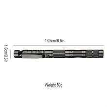 九合一战术笔，送给爸爸的礼物，男士酷炫小玩意，多功能螺丝刀，指南针，开瓶器，口哨，墨水笔芯