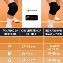 Joelheira De Vôlei Hand Futsal Feminina Masculina Master