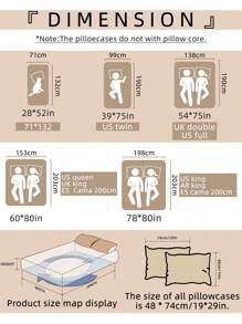 2/3 Pcs Printed  Fitted Sheet Set, Bedding,  Bed Sheet Set, Soft And Comfortable Bedding, Skin-Friendly Bed Cover Set,  Mattress Protector For Bedroom, Room Decor, For All Season, Fits Twin Full King Queen Size Bed, 1 Fitted Sheet And 2 Pillowcases, Machine Washable