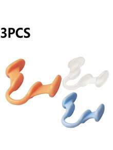 3 件装静音硅胶鼻扩张器，减少打鼾 - 防打鼾解决方案 - 改善气流 - 舒适的鼻腔通气开口，呼吸辅助，改善睡眠质量，停止打鼾 - 彩色 - 查看 7