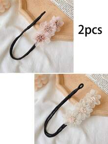 1 件超级仙女欧根纱花朵发圈发髻制作器、松垮凌乱发髻卷发器发型设计工具、仿珍珠发饰、女士配饰、发饰、女士发饰、发饰、美发工具、卷发配饰、秋季、旅行、美发工具、女士配饰、发饰、秋季、头发、发饰、旅行、发饰、女士配饰、女士发饰、美发工具、发饰、发饰、美容配饰 - 杏色 - 查看 13