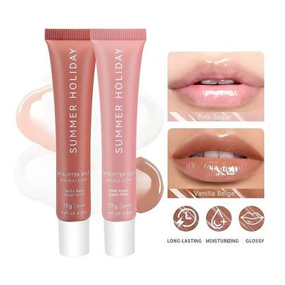 Lip Butter Balm - Conditioning Lip Mask And Lip Balm For Instant Moisture, Shine And Hydration - Sheer-Tinted, Soothing Lip Care