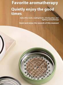 Boîte multifonctionnelle pour bobine anti-moustique, séparateur créatif pour bobine anti-moustique, plateau pour bobine anti-moustique avec couvercle, boîte anti-moustique, support pour bobine anti-moustique, cendrier