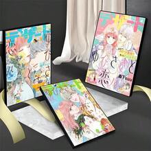 1 件复古《爱的象征》动漫帆布艺术印刷品，现代风格，适合家庭办公室装饰，非常适合客厅、卧室、厨房等装饰礼物（可选画框） - 彩色 - 查看 3