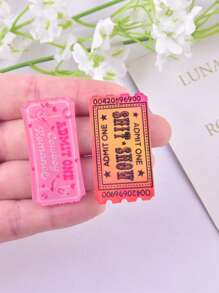 8pcs Mix Style Word Letter Acrylic Charms For Women DIY Jewelry Making