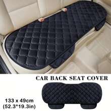 Plush Car Back Seat Protector  Soft Non-Slip Durable Rear Row Seat Cushion Mat With Auto Chair Accessories Comfort Protection