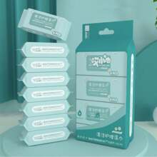 8pcs/Pack Reusable Adult Wet Wipes, Natural Formula, No Additives, Suitable For Daily Cleaning & Travel