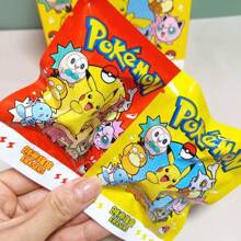 pokemon 1pc Pikachu Cute Pet Little Monster Blind Bag Eraser Cute Pikachu Duck Blind Box Dust Remover Children's Prizes Random Style