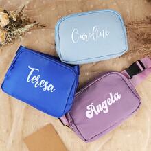 Customized Personalized Name Fanny Pack, Bachelor Party Fanny Pack, Flower Man, Fanny Packs For Women, Customized Bachelorette Fanny Pack - Multicolor - View 5