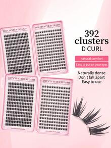 392 件/28 排漫画睫毛簇，漫画睫毛簇，动漫簇，睫毛延长簇，睫毛自然外观睫毛，仙女睫毛簇，漫画单根睫毛，初学者睫毛簇，睫毛簇，单根睫毛，睫毛，假睫毛 - D - 查看 5