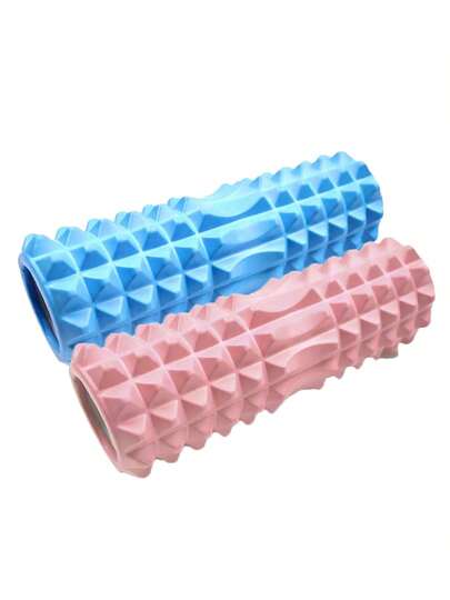 1 con lăn xốp EVA mật độ cao 28cm/11", gậy massage yoga đầu nổi giúp thư giãn cơ bắp, kèm đầy đủ thông số kỹ thuật.