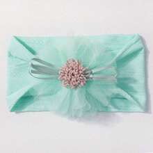 Baby Headband Cute Mesh Flower Baby Jacquard Headscarf Comfortable Children's Accessories - Multicolor - View 4