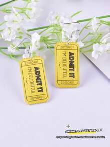 8pcs Mix Style Word Letter Acrylic Charms For Women DIY Jewelry Making