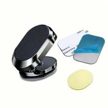 Suporte magnético giratório de 360 graus para painel de carro, suporte universal ajustável para celular em liga de zinco, apoio ergonômico para pulso em espuma viscoelástica, não à prova d'água, adequado para escritório e jogos