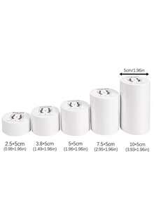 1pc Transparent Elastic Bandage Tape, Women Breast Lift Tape, Chest Sticker Bra, Breathable & Trimmable, Sports Moisture-Wicking Gather Tape - White - View 2