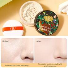 Oil Control Fixative Loose Powder, Translucent Matte Finish Powder For Setting Makeup, Waterproof And Long-Lasting - Multicolor - View 5
